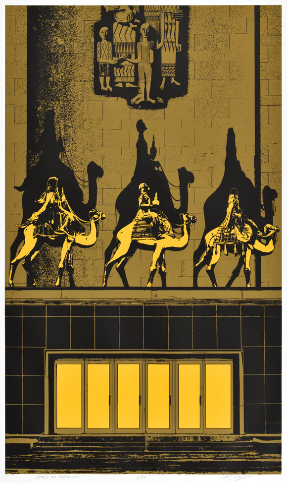 CAMELS OFF BROADWAY (Screenprint)