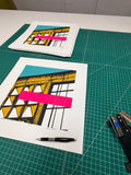 CHOREOGRAPHY IN COLOUR (Screenprint)