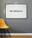 24 x 36 INCH FRAME AND MATTING